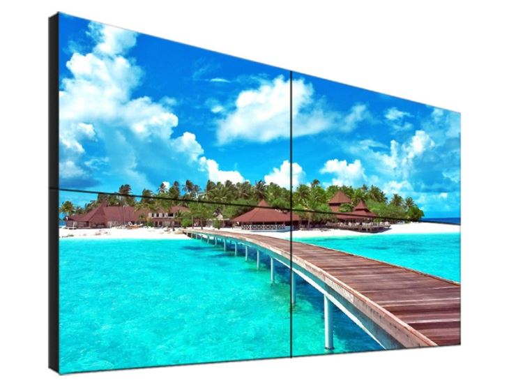 55 tommu 0,88 Mm Super Narrow Bezel Panel fyrir myndbandsvegg